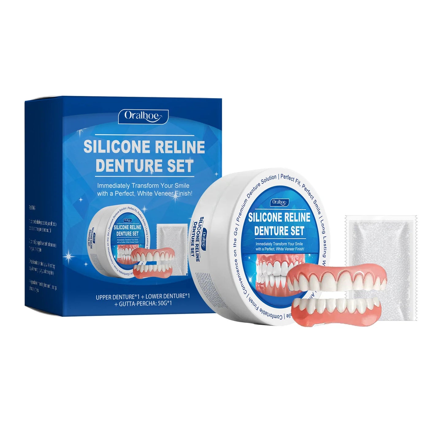 Trendryan™ Silicone Lined Denture Set (ADA Recommended)