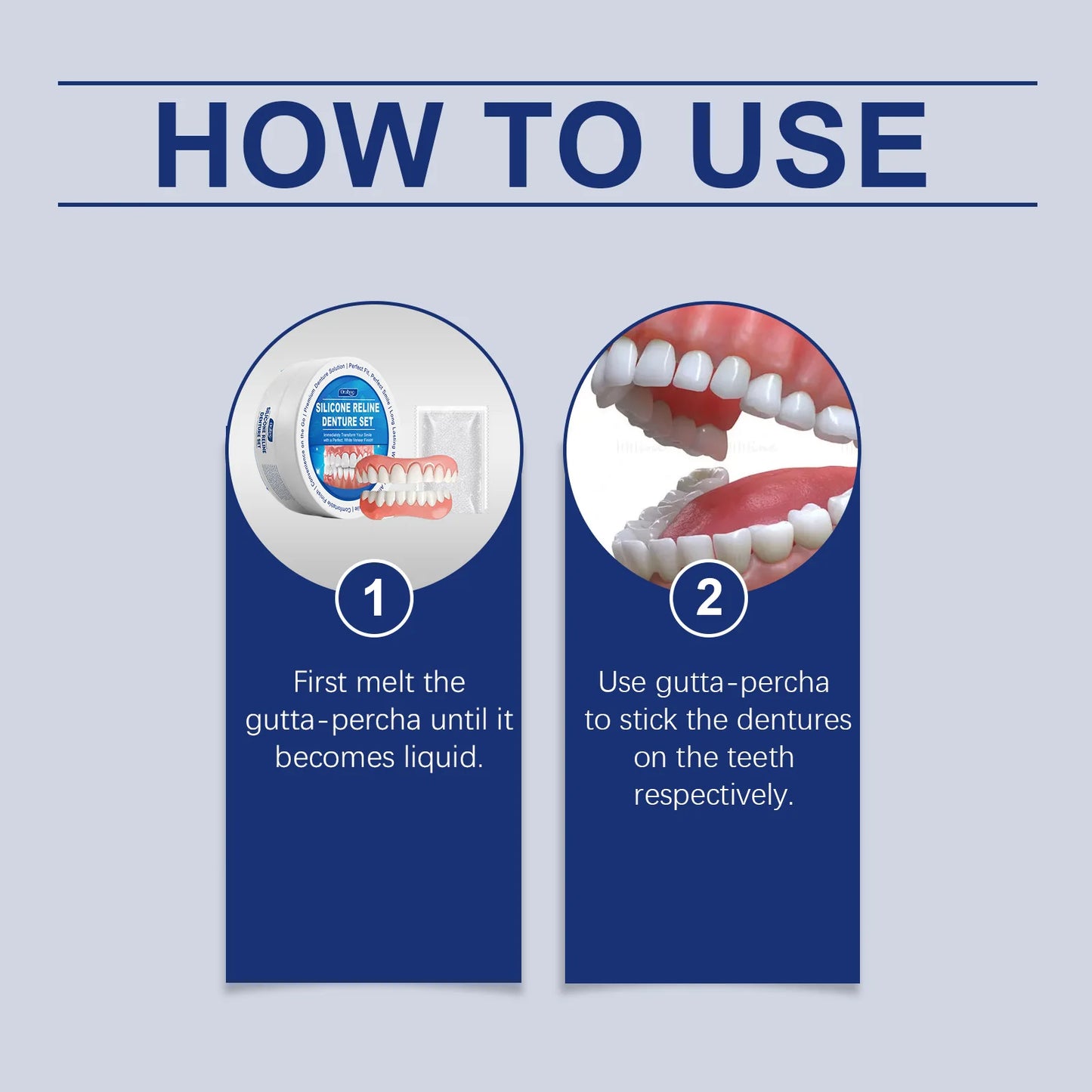 Trendryan™ Silicone Lined Denture Set (ADA Recommended)